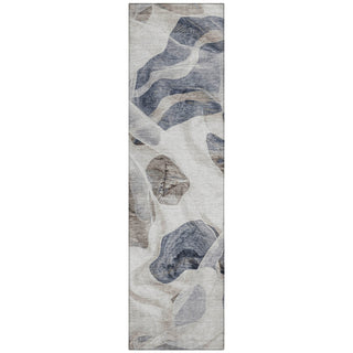 Piper Looms Chantille Abstract ACN1863 Putty Machine Washable Area Rug Runner Main Image