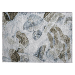 Piper Looms Chantille Abstract ACN1863 Sky Machine Washable Area Rug Scatter Main Image