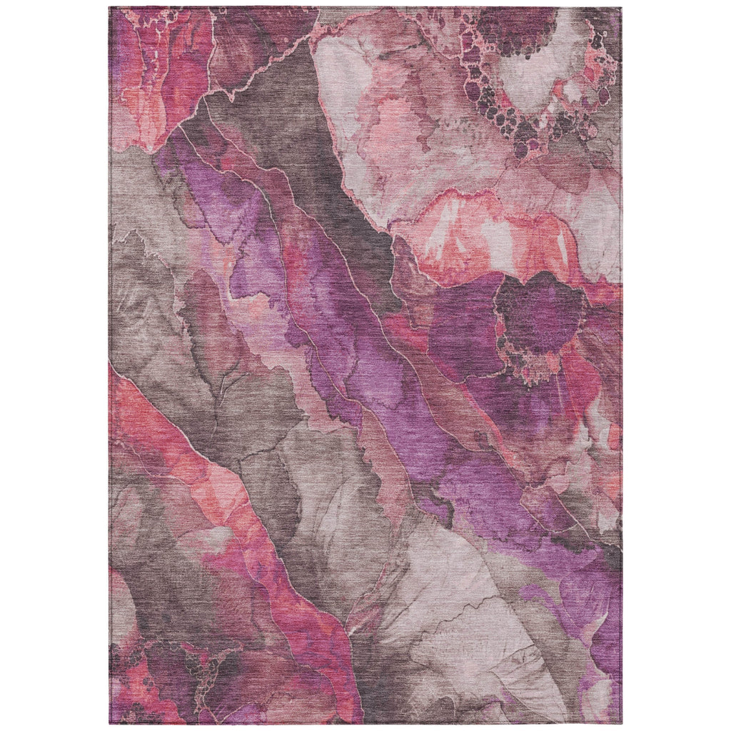 Piper Looms Chantille Floral ACN1864 Blush Machine Washable Area Rug main image
