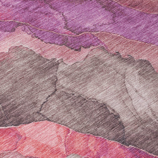 Piper Looms Chantille Floral ACN1864 Blush Machine Washable Area Rug Swatch Image