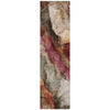 Piper Looms Chantille Floral ACN1864 Khaki Machine Washable Area Rug Runner Main Image