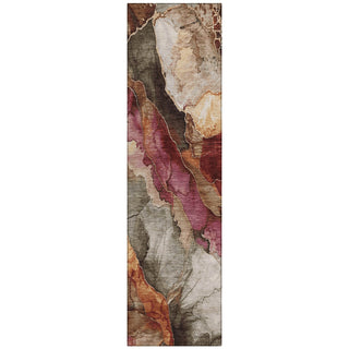 Piper Looms Chantille Floral ACN1864 Khaki Machine Washable Area Rug Runner Main Image