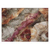 Piper Looms Chantille Floral ACN1864 Khaki Machine Washable Area Rug Scatter Main Image