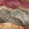 Piper Looms Chantille Floral ACN1864 Khaki Machine Washable Area Rug Swatch Image