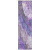 Piper Looms Chantille Floral ACN1864 Lavender Machine Washable Area Rug Runner Main Image