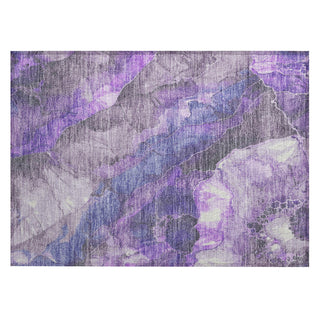 Piper Looms Chantille Floral ACN1864 Lavender Machine Washable Area Rug Scatter Main Image