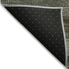 Piper Looms Chantille Stripes ACN1865 Khaki Machine Washable Area Rug Backing Image