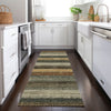 Piper Looms Chantille Stripes ACN1865 Khaki Machine Washable Area Rug Runner Lifestyle Image Feature