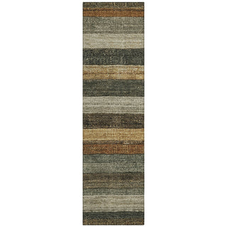 Piper Looms Chantille Stripes ACN1865 Khaki Machine Washable Area Rug Runner Main Image