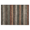 Piper Looms Chantille Stripes ACN1865 Paprika Machine Washable Area Rug Scatter Main Image