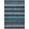 Piper Looms Chantille Stripes ACN1865 Teal Machine Washable Area Rug main image