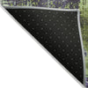 Piper Looms Chantille Abstract ACN1866 Aloe Machine Washable Area Rug Backing Image