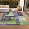 Piper Looms Chantille Abstract ACN1866 Aloe Machine Washable Area Rug Outdoor Lifestyle Image Feature