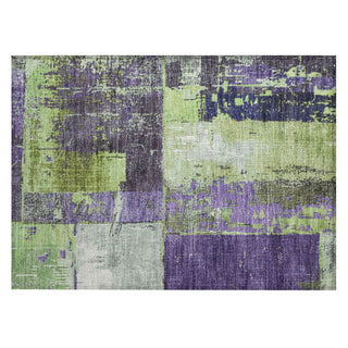Piper Looms Chantille Abstract ACN1866 Aloe Machine Washable Area Rug Scatter Main Image