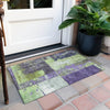 Piper Looms Chantille Abstract ACN1866 Aloe Machine Washable Area Rug Scatter Outdoor Lifestyle Image Feature