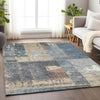 Piper Looms Chantille Abstract ACN1866 Beige Machine Washable Area Rug Lifestyle Image Feature