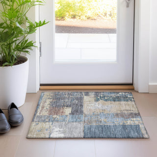 Piper Looms Chantille Abstract ACN1866 Beige Machine Washable Area Rug Scatter Lifestyle Image Feature