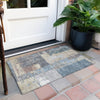 Piper Looms Chantille Abstract ACN1866 Beige Machine Washable Area Rug Scatter Outdoor Lifestyle Image Feature