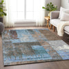 Piper Looms Chantille Abstract ACN1866 Taupe Machine Washable Area Rug Lifestyle Image Feature