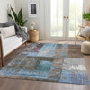 Piper Looms Chantille Abstract ACN1866 Taupe Machine Washable Area Rug Lifestyle Image Feature