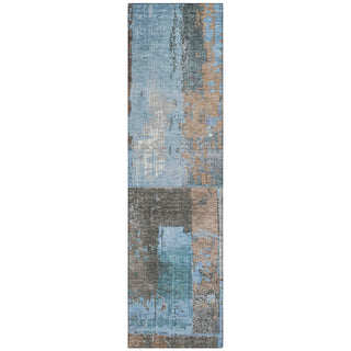 Piper Looms Chantille Abstract ACN1866 Taupe Machine Washable Area Rug Runner Main Image