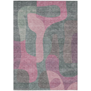 Piper Looms Chantille Abstract ACN1867 Blush Machine Washable Area Rug main image