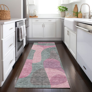 Piper Looms Chantille Abstract ACN1867 Blush Machine Washable Area Rug Runner Lifestyle Image Feature