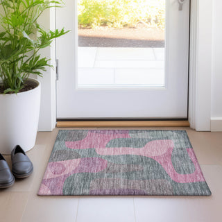 Piper Looms Chantille Abstract ACN1867 Blush Machine Washable Area Rug Scatter Lifestyle Image Feature