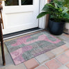 Piper Looms Chantille Abstract ACN1867 Blush Machine Washable Area Rug Scatter Outdoor Lifestyle Image Feature