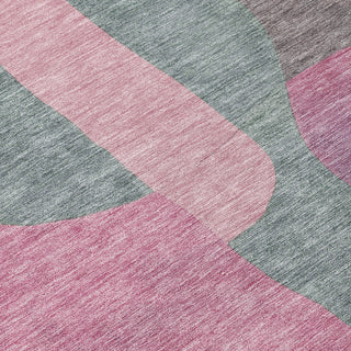 Piper Looms Chantille Abstract ACN1867 Blush Machine Washable Area Rug Swatch Image