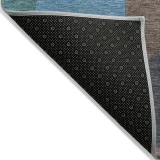 Piper Looms Chantille Abstract ACN1867 Brown Machine Washable Area Rug Backing Image