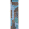 Piper Looms Chantille Abstract ACN1867 Brown Machine Washable Area Rug Runner Main Image