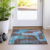 Piper Looms Chantille Abstract ACN1867 Brown Machine Washable Area Rug Scatter Lifestyle Image Feature