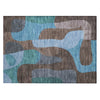 Piper Looms Chantille Abstract ACN1867 Brown Machine Washable Area Rug Scatter Main Image