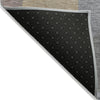 Piper Looms Chantille Abstract ACN1867 Gray Machine Washable Area Rug Backing Image
