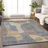 Piper Looms Chantille Abstract ACN1867 Gray Machine Washable Area Rug Lifestyle Image Feature