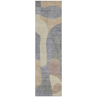 Piper Looms Chantille Abstract ACN1867 Gray Machine Washable Area Rug Runner Main Image