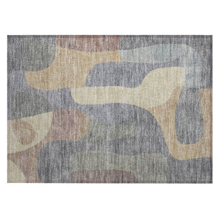 Piper Looms Chantille Abstract ACN1867 Gray Machine Washable Area Rug Scatter Main Image