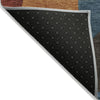 Piper Looms Chantille Abstract ACN1867 Navy Machine Washable Area Rug Backing Image