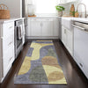 Piper Looms Chantille Abstract ACN1867 Purple Machine Washable Area Rug Runner Lifestyle Image Feature