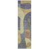 Piper Looms Chantille Abstract ACN1867 Purple Machine Washable Area Rug Runner Main Image