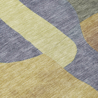 Piper Looms Chantille Abstract ACN1867 Purple Machine Washable Area Rug Swatch Image