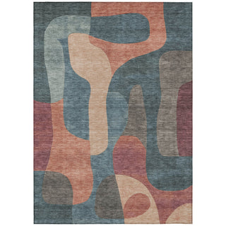 Piper Looms Chantille Abstract ACN1867 Sage Machine Washable Area Rug main image