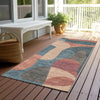 Piper Looms Chantille Abstract ACN1867 Sage Machine Washable Area Rug Runner Outdoor Lifestyle Image Feature