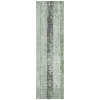 Piper Looms Chantille Stripes ACN1868 Aloe Machine Washable Area Rug Runner Main Image