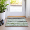 Piper Looms Chantille Stripes ACN1868 Aloe Machine Washable Area Rug Scatter Lifestyle Image Feature