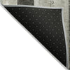 Piper Looms Chantille Stripes ACN1868 Beige Machine Washable Area Rug Backing Image