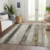 Piper Looms Chantille Stripes ACN1868 Beige Machine Washable Area Rug Lifestyle Image Feature