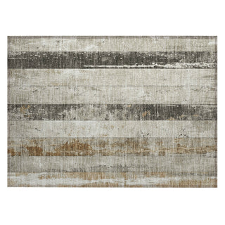 Piper Looms Chantille Stripes ACN1868 Beige Machine Washable Area Rug Scatter Main Image
