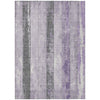 Piper Looms Chantille Stripes ACN1868 Lavender Machine Washable Area Rug main image